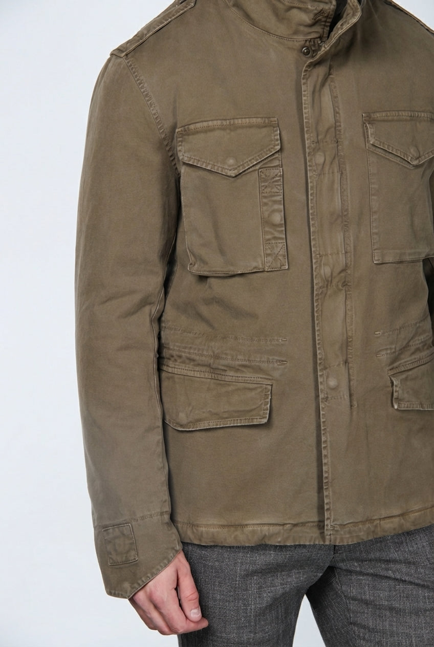 Field Jacket M74 uomo in broken stretch