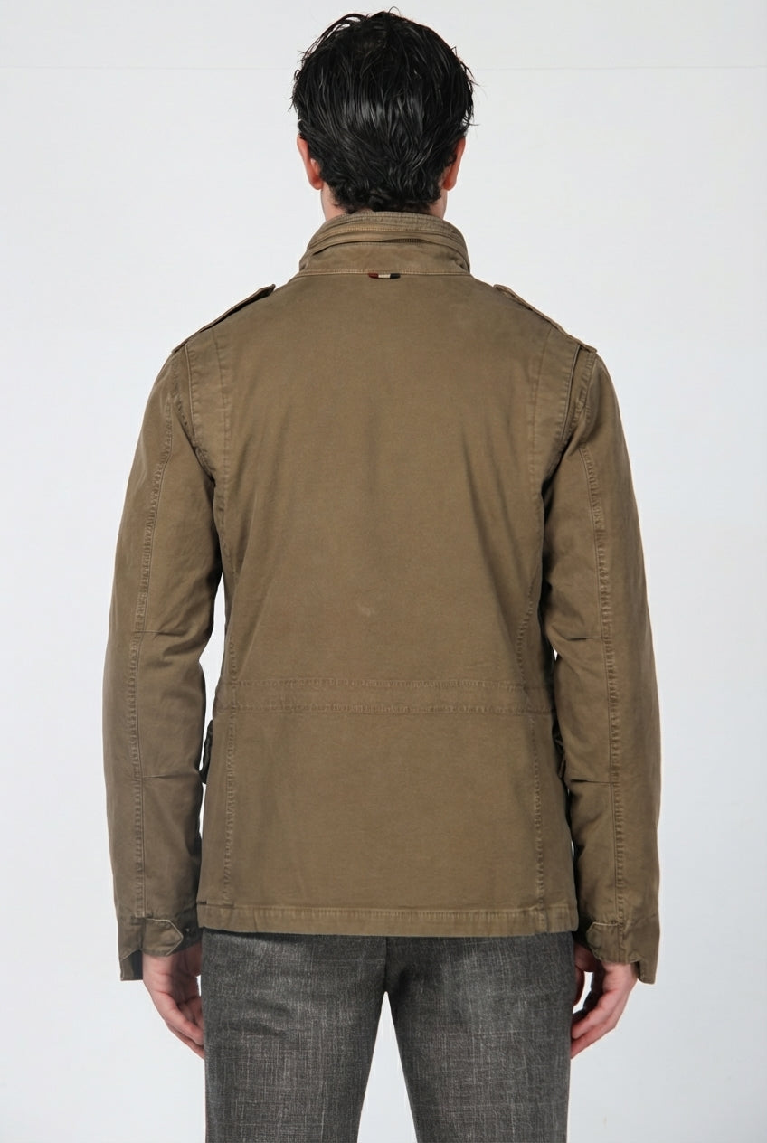 Field Jacket M74 uomo in broken stretch