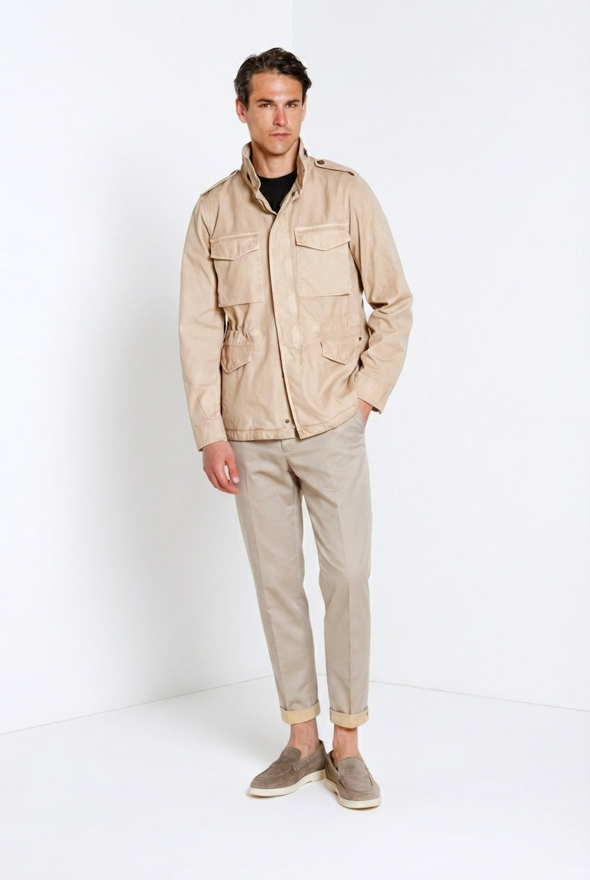Field men's Jacket M74 in oxford canvas ①