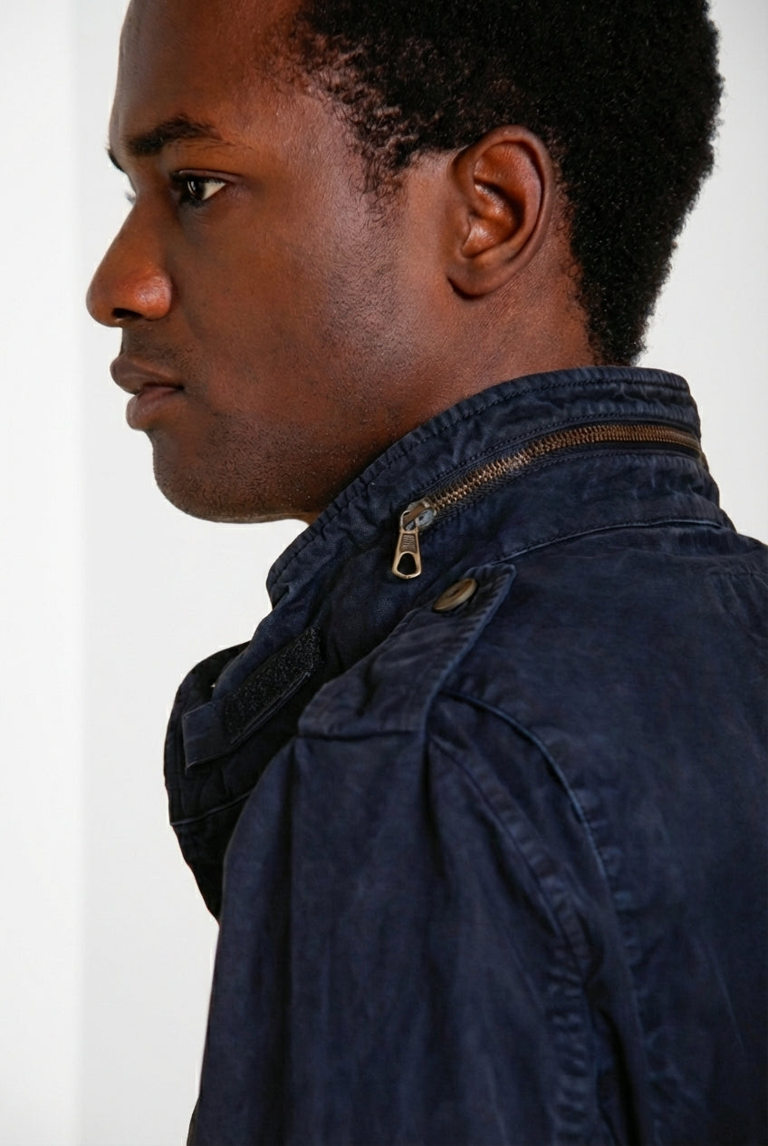 Field Jacket M74 men's jacket in oxford canvas ①