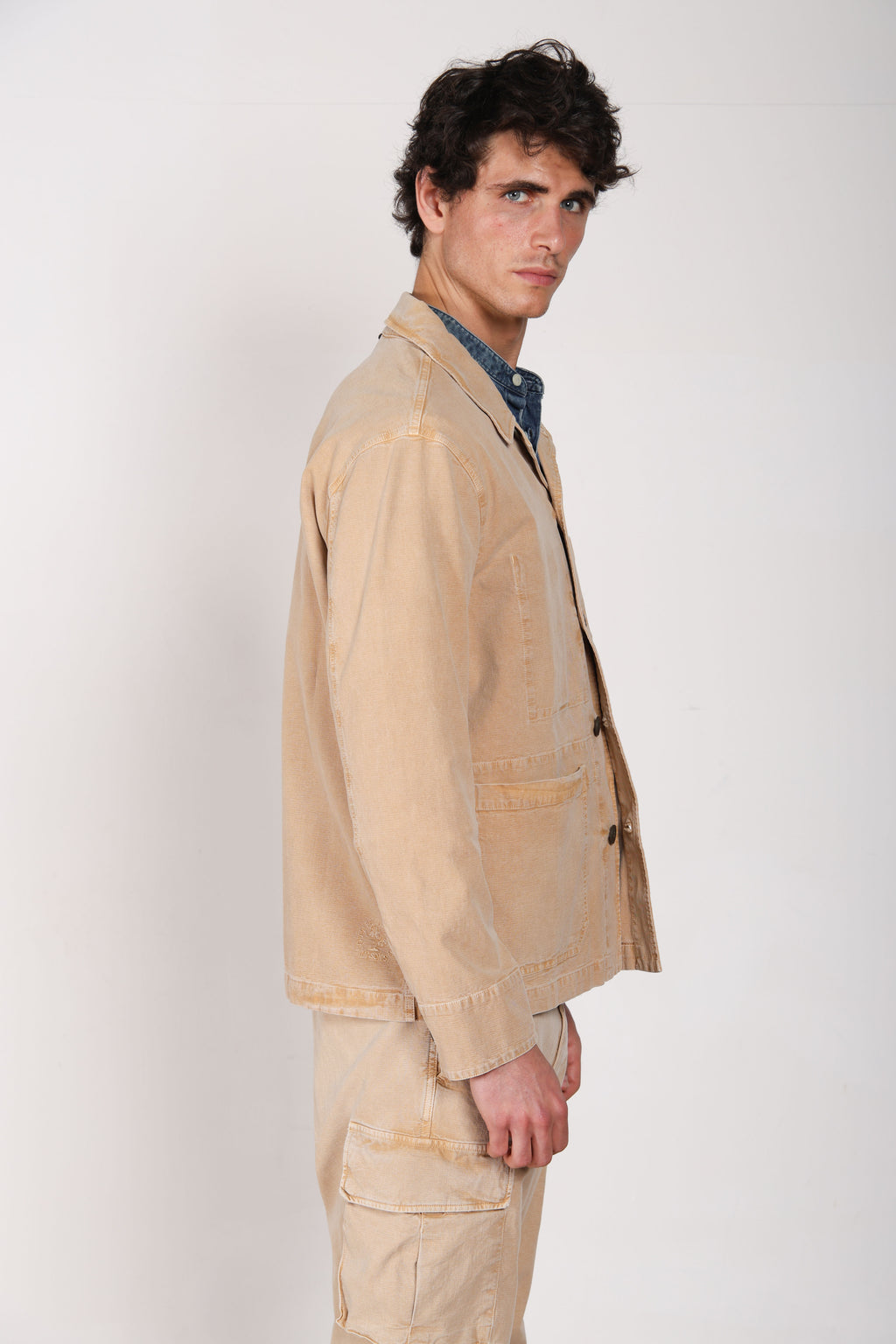 Detroit M74 surchemise homme en panama flammé