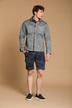 James overshirt uomo in cotone chevron