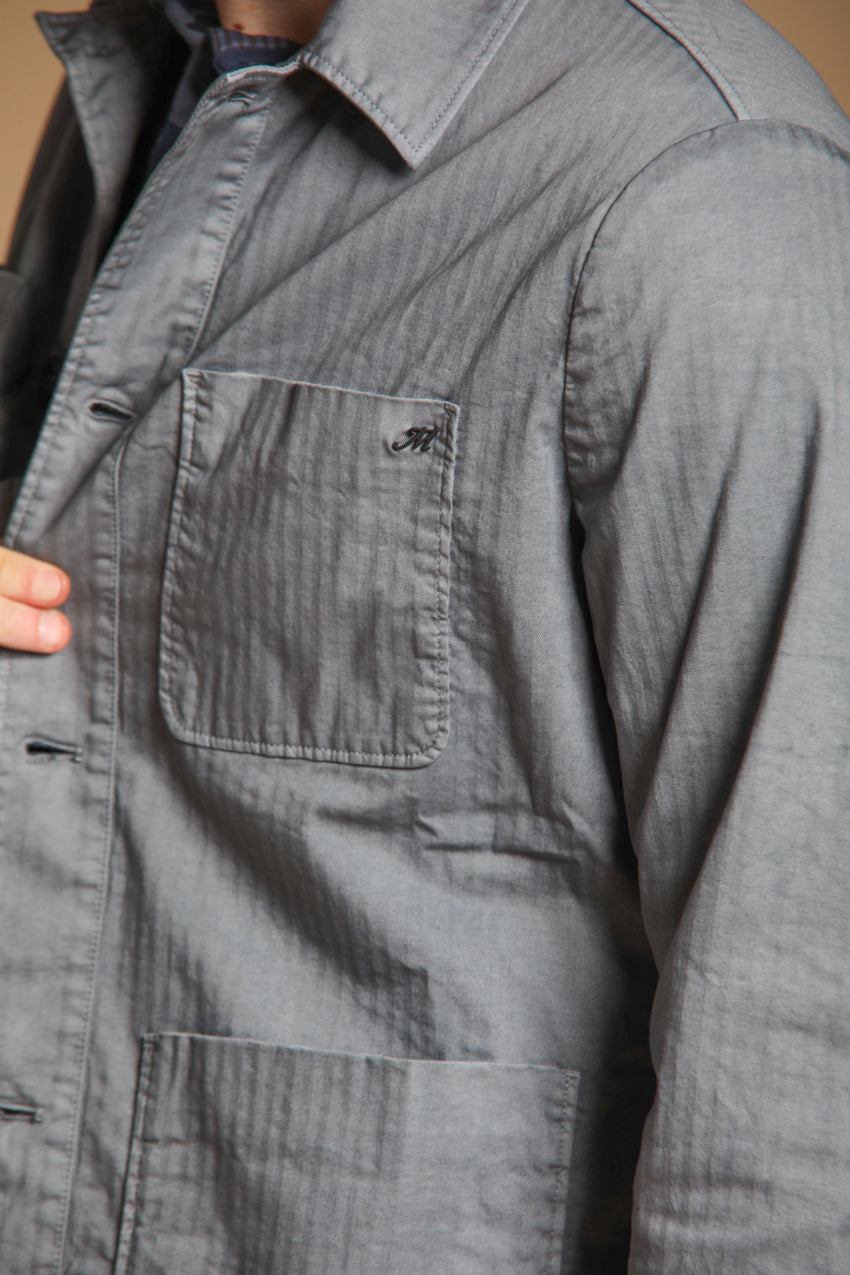 James overshirt uomo in cotone chevron