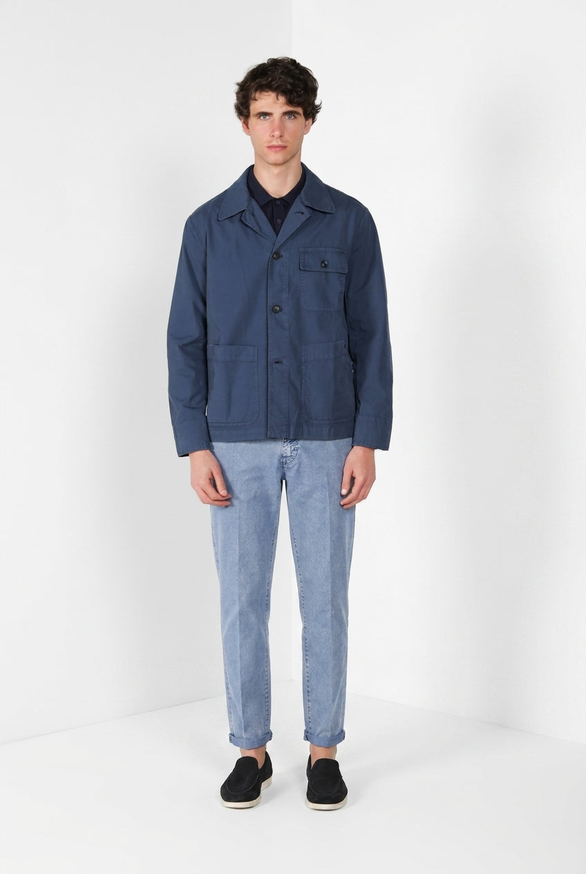 Work Jacke Overshirt Herren aus Oxford-Canvas 