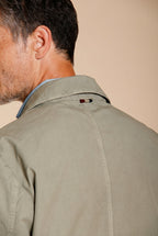 Work chaqueta sobrecamisa hombre en lona oxford ①