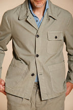 Work chaqueta sobrecamisa hombre en lona oxford ①