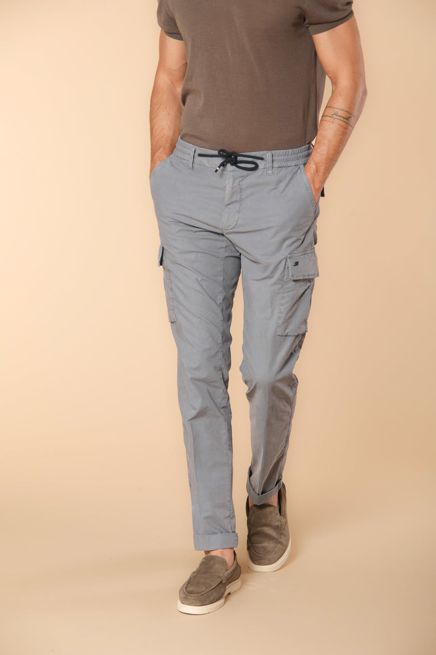 Chile Jogger pantalón cargo hombre en tela de paracaídas extra slim fit 