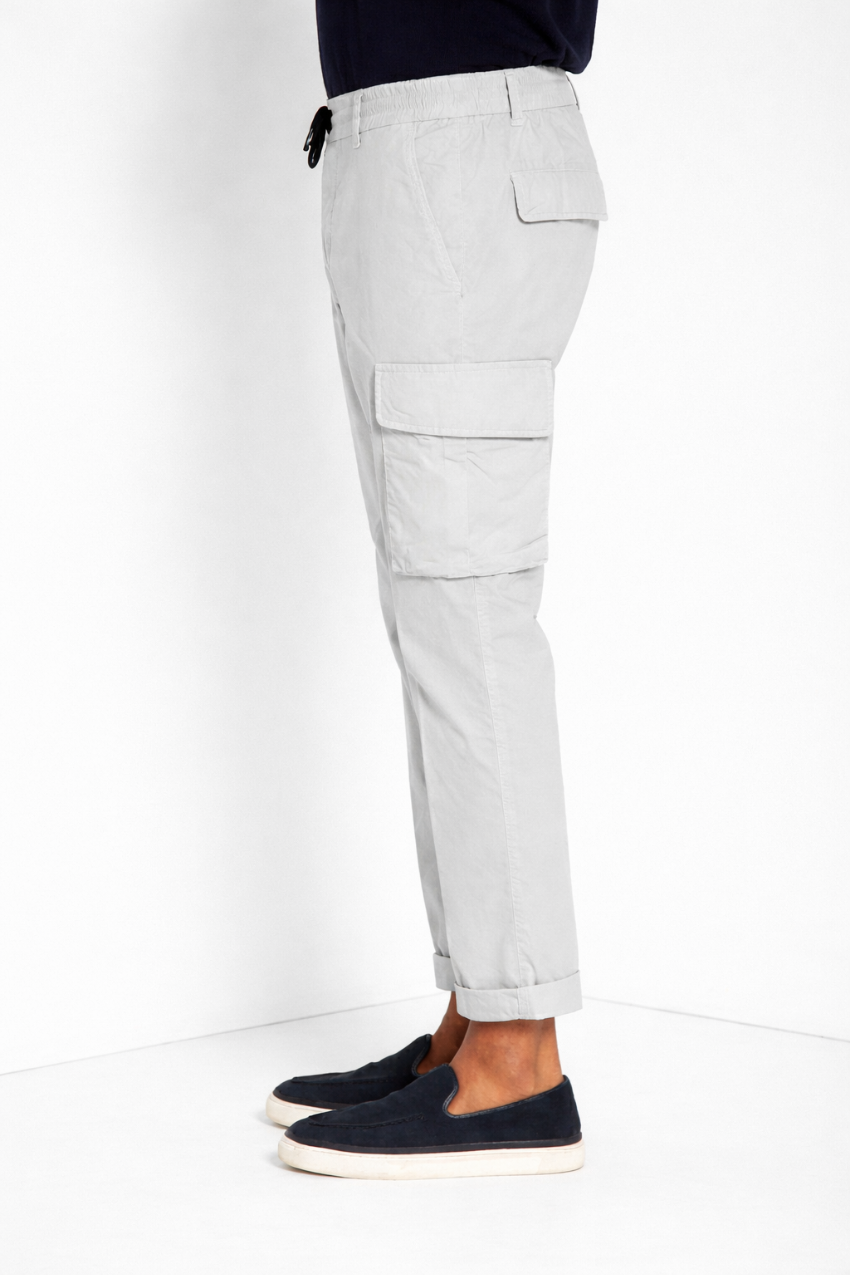 Chile Jogger pantalon cargo homme en toile parachute lyocell et coton extra slim fit