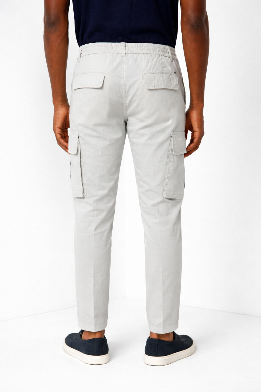 Chile Jogger pantalon cargo homme en toile parachute lyocell et coton extra slim fit