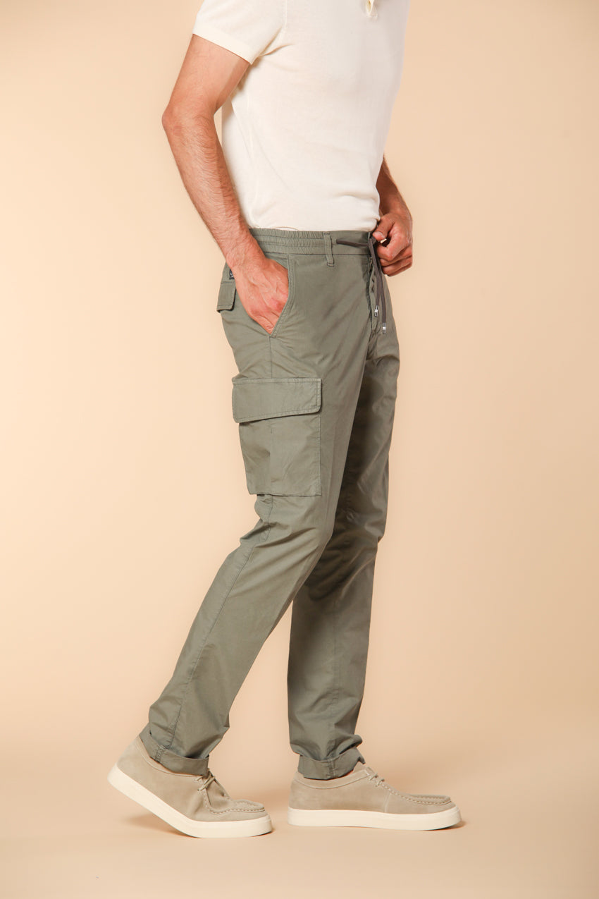 Chile Jogger pantalón cargo hombre en tela de paracaídas extra slim