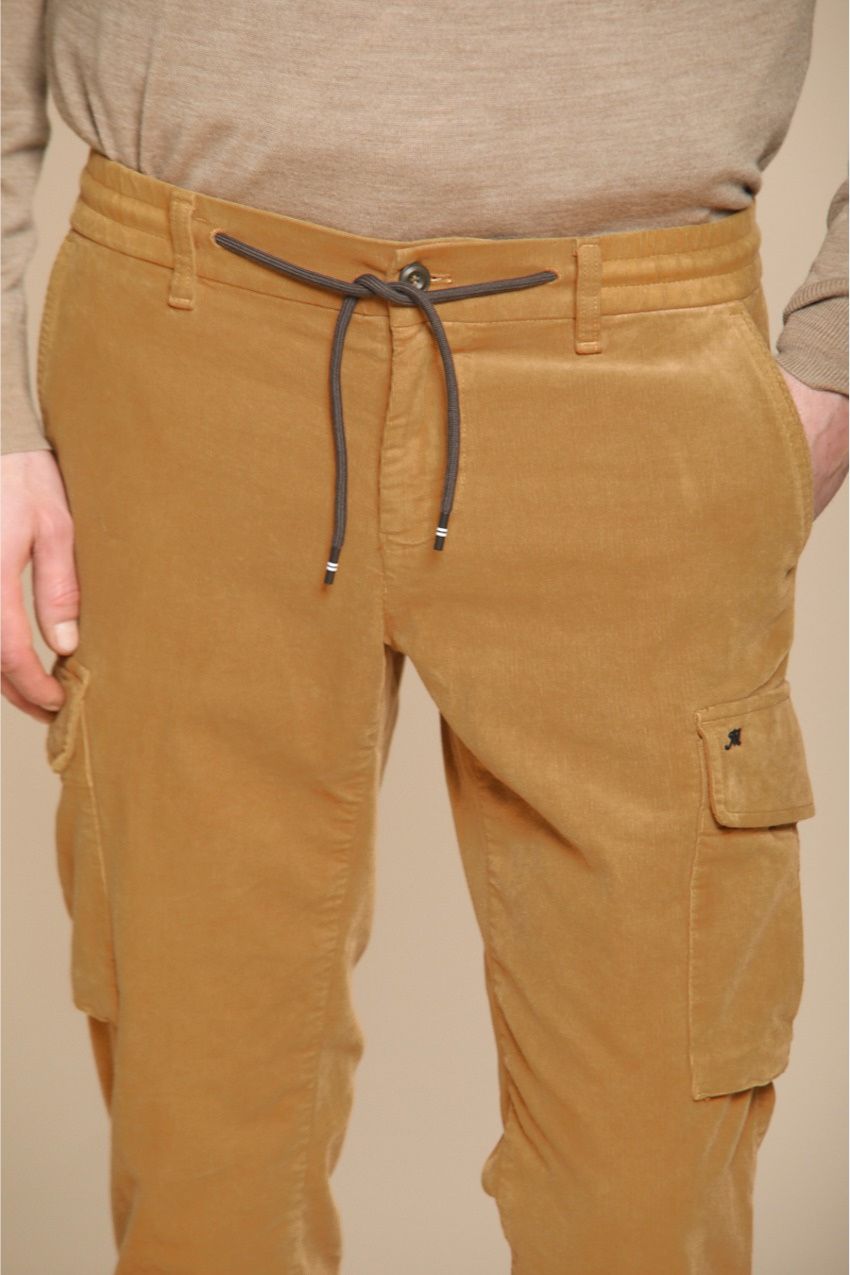 Chile Jogger pantalón cargo hombre de pana 1500 líneas extra slim fit