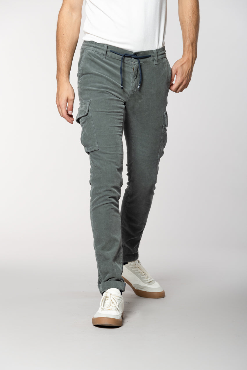 Chile Jogger pantalon cargo homme en velours 1500 côtes extra slim fit
