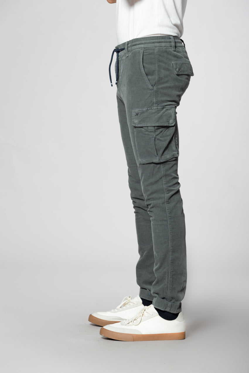 Chile Jogger pantalon cargo homme en velours 1500 côtes extra slim fit