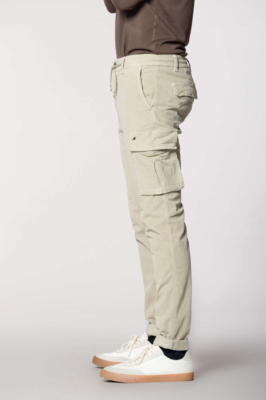 Chile Jogger pantalon cargo homme en velours 1500 côtes extra slim fit