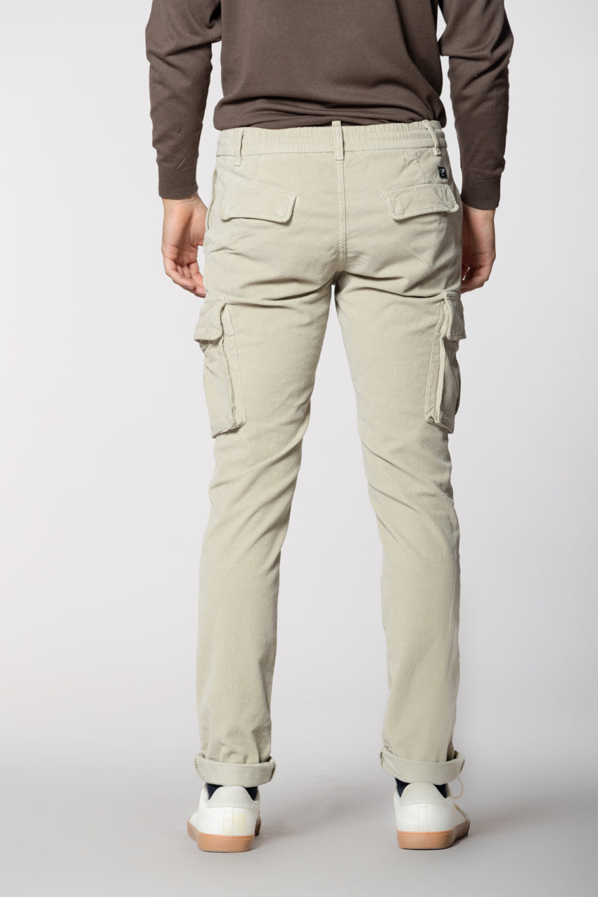 Chile Jogger pantalon cargo homme en velours 1500 côtes extra slim fit