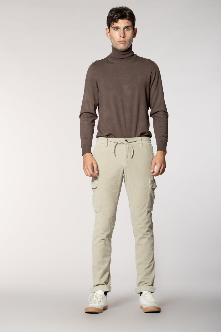 Chile Jogger pantalon cargo homme en velours 1500 côtes extra slim fit
