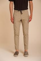 Chile Jogger men's cargo pants in lyocell and cotton parachute canvas extra slim fit