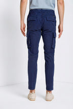 Chile Jogger pantalone cargo uomo in tela paracadute lyocell e cotone extra slim fit