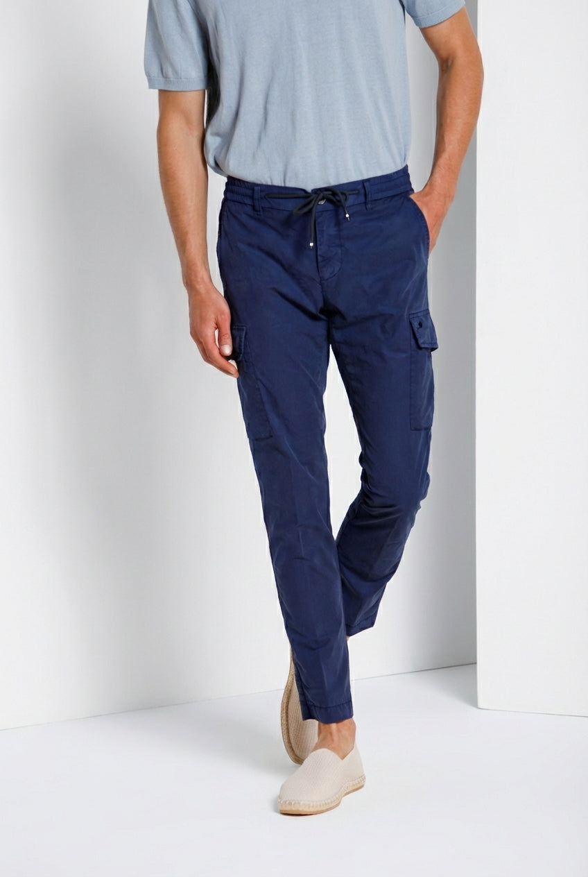 Chile Jogger pantalon cargo homme en toile parachute lyocell et coton extra slim fit