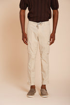 Chile Jogger pantalon cargo homme en toile parachute lyocell et coton extra slim fit