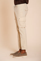 Chile Jogger pantalon cargo homme en toile parachute lyocell et coton extra slim fit