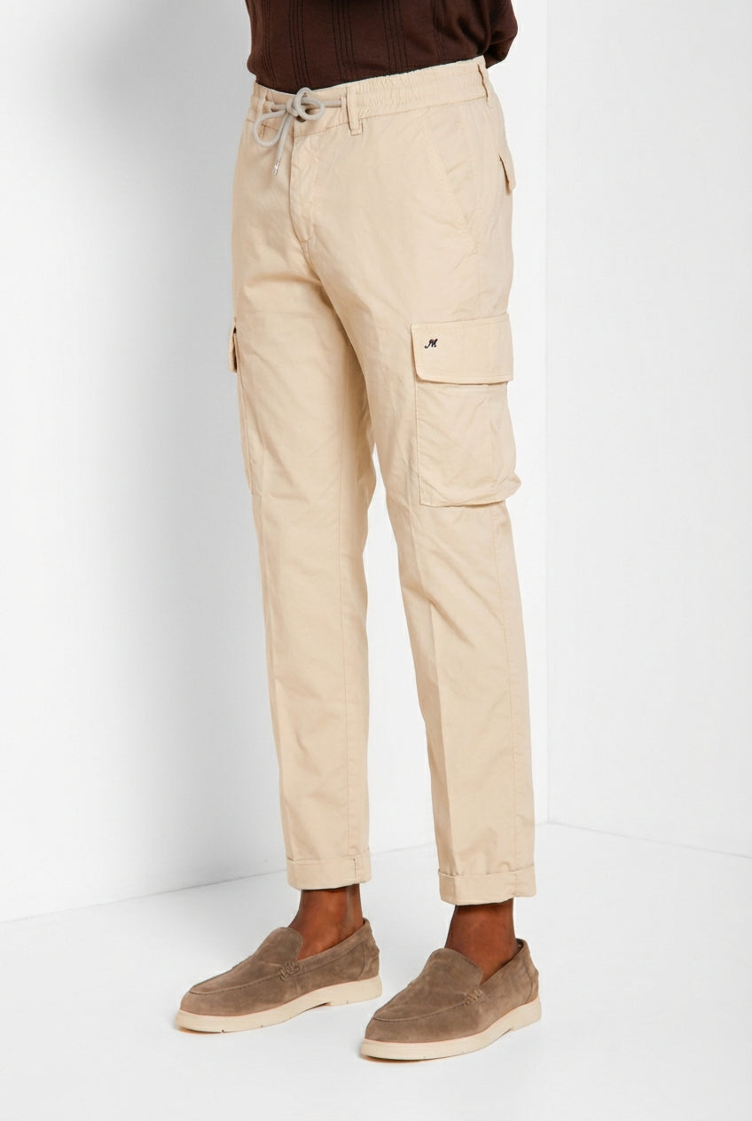 Chile Jogger pantalon cargo homme en toile parachute lyocell et coton extra slim fit