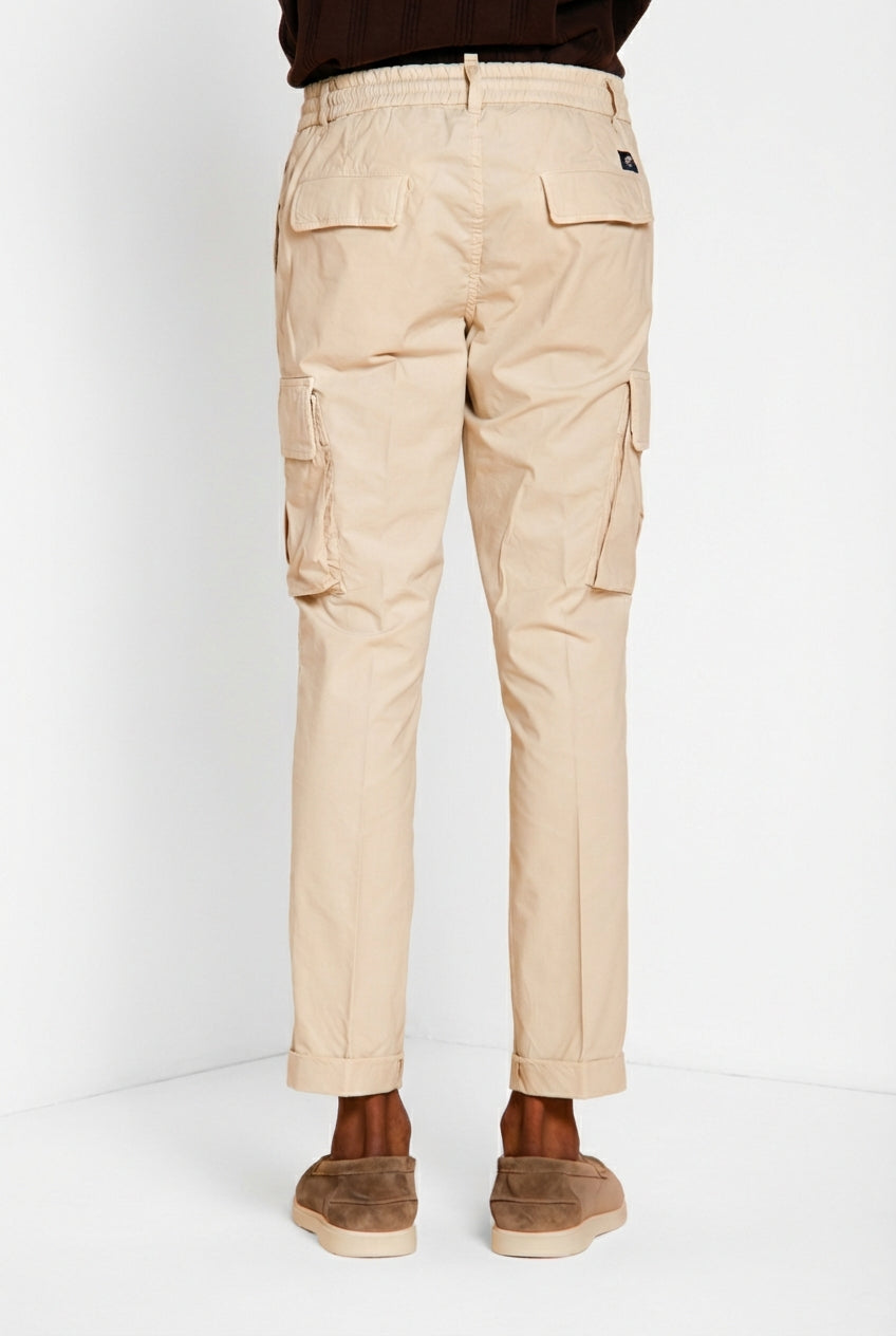 Chile Jogger pantalon cargo homme en toile parachute lyocell et coton extra slim fit