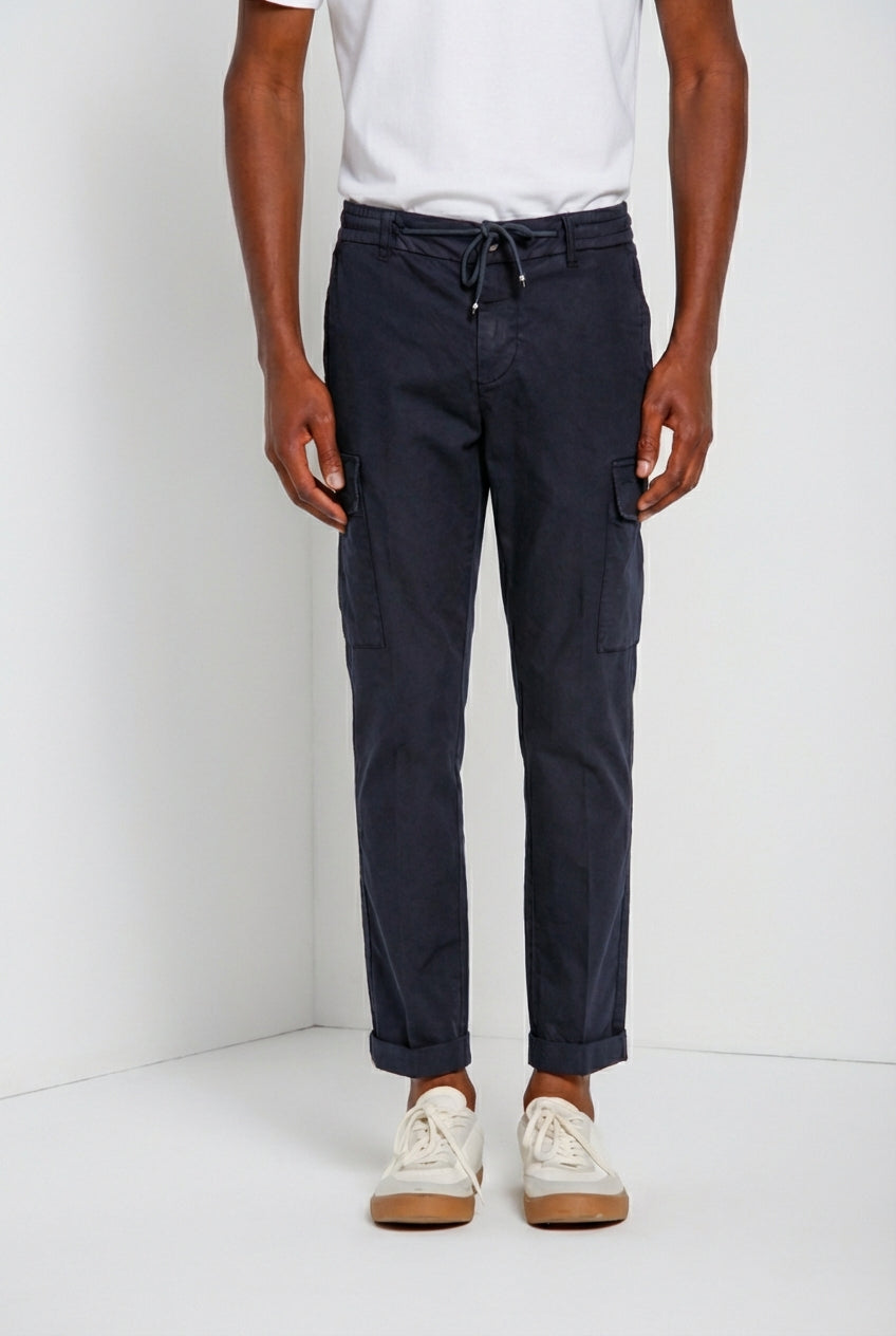 Chile Jogger pantalon cargo homme en toile parachute lyocell et coton extra slim fit