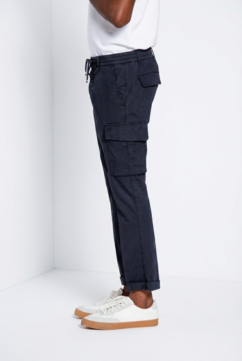 Chile Jogger pantalon cargo homme en toile parachute lyocell et coton extra slim fit