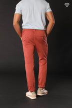 George Elax pantalón cargo hombre brocken de algodón y cáñamo logo edition carrot fit ①