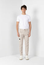 George Coolpocket pantalone cargo jogger uomo in gabardina stretch Logo Edition carrot fit ①
