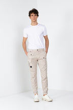 George Coolpocket Hose Cargo Jogger Herren aus Stretch-Gabardine Logo Edition carrot fit ①