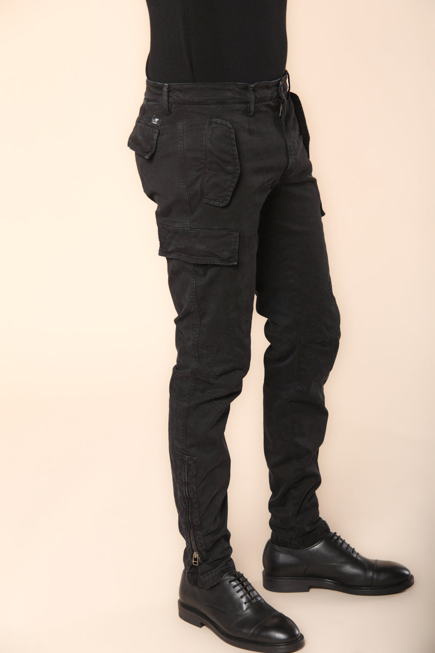 Bolivia men's cargo pants in gabardine regular fit