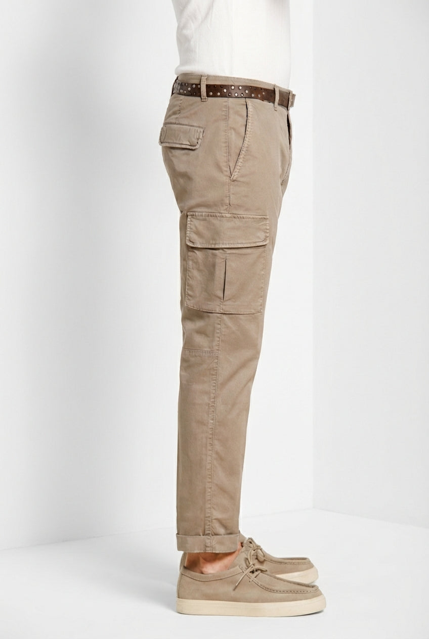 Chile Herren cargo Hose aus Stretch-Gabardine regular fit