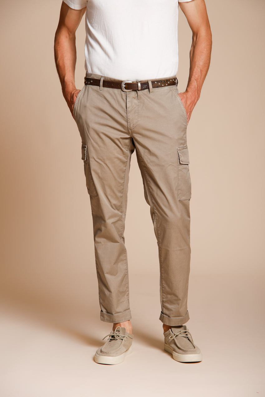 Chile pantalón cargo hombre en gabardina stretch regular fit