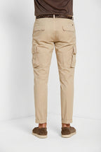 Chile pantalon cargo homme en gabardine stretch regular fit