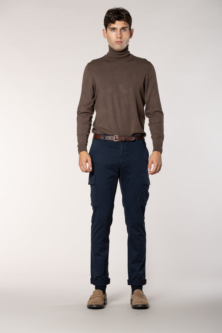 Chile pantalon cargo homme en gabardine stretch regular fit
