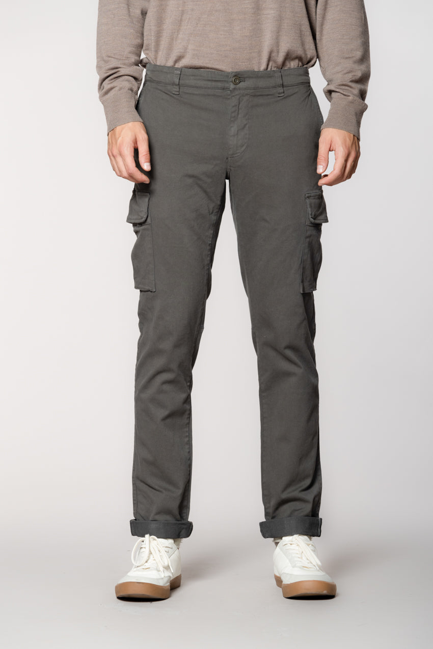 Chile pantalon cargo homme en gabardine stretch regular fit