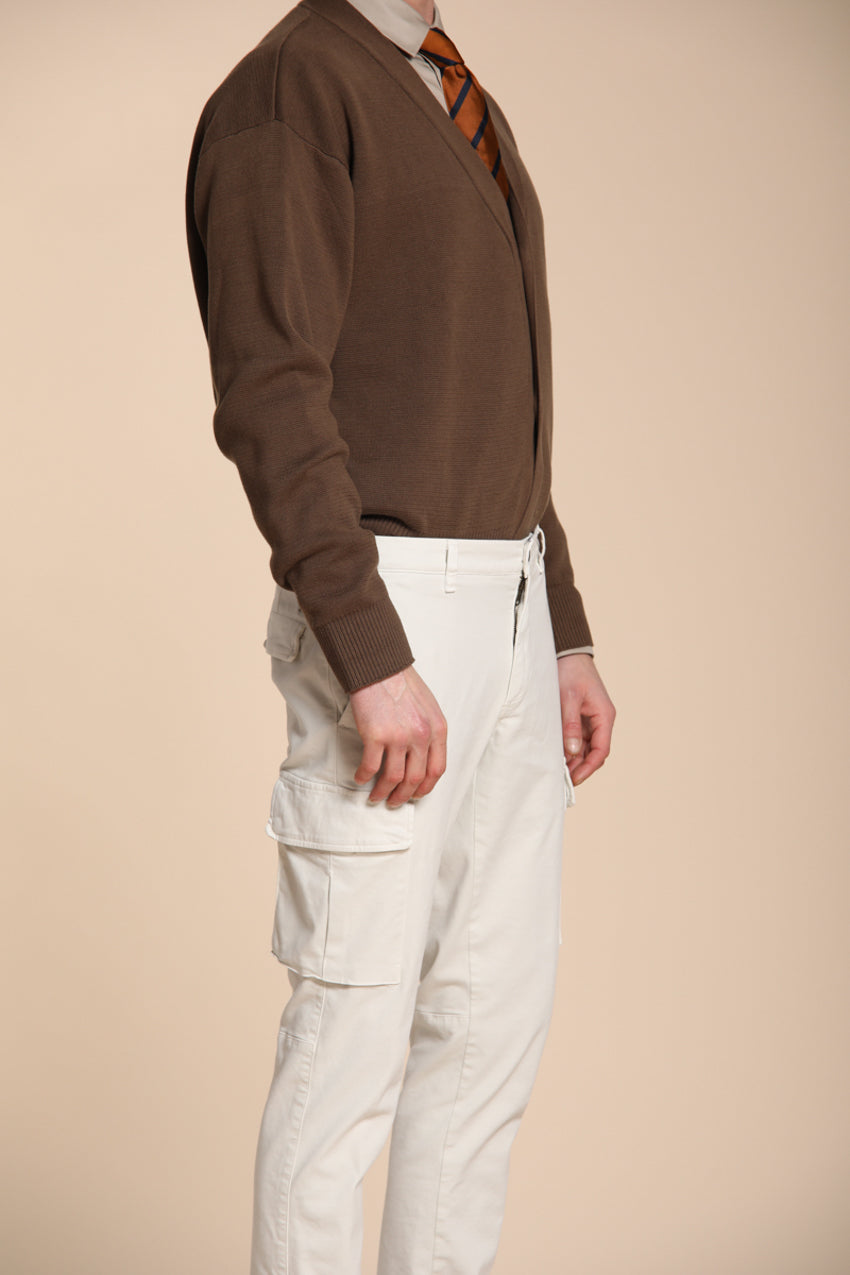 Foto 3 Chile pantalone cargo in gabardina stretch regular fit