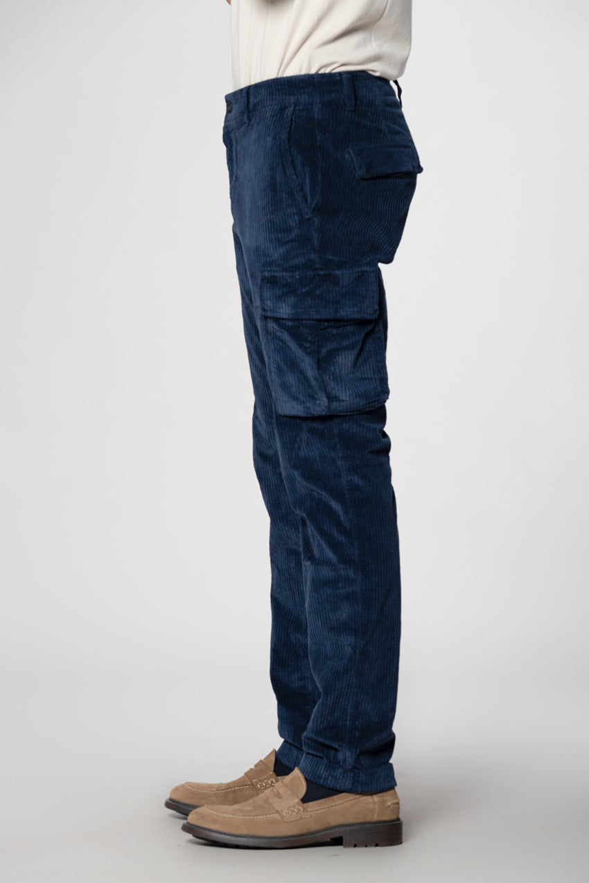 Chile pantalón cargo en pana de canal francés regular fit