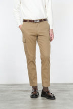  Chile pantalón cargo hombre en algodón stretch con trama diagonal, regular fit