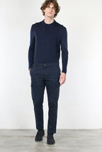 Chile pantalón cargo de hombre en algodón stretch con trama diagonal, regular fit