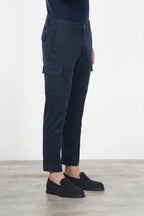 Chile pantalón cargo de hombre en algodón stretch con trama diagonal, regular fit
