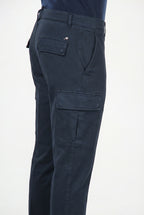 Chile pantalón cargo de hombre en algodón stretch con trama diagonal, regular fit