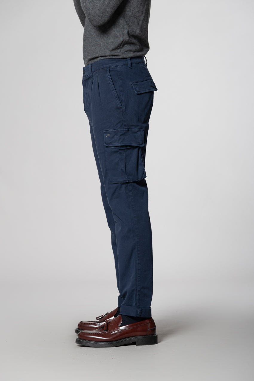 Chile 2 Pinces pantalón cargo en lana regular fit