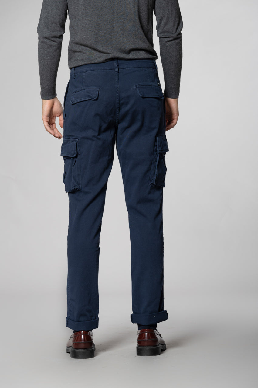 Chile 2 Pinces pantalón cargo en lana regular fit