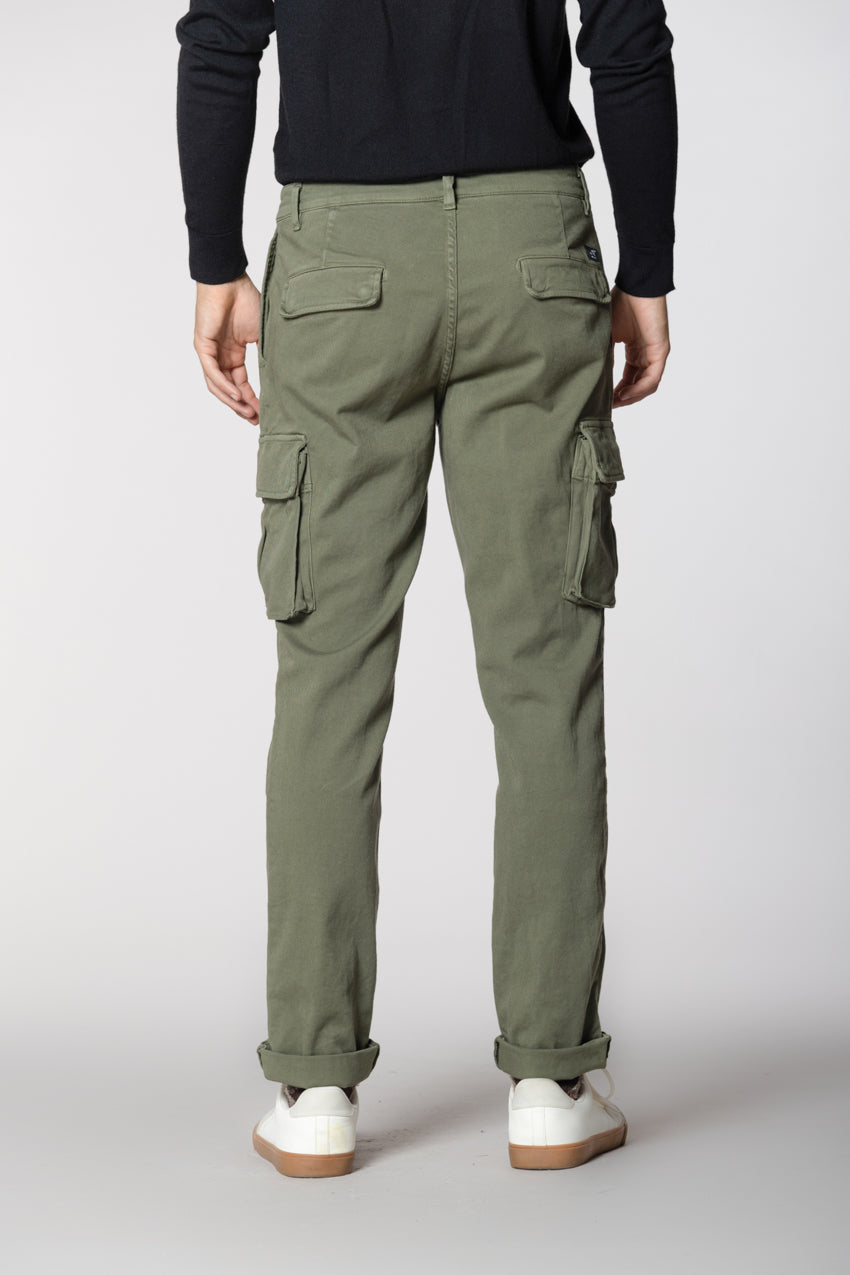 Chile 2 Pinces pantalón cargo en lana regular fit