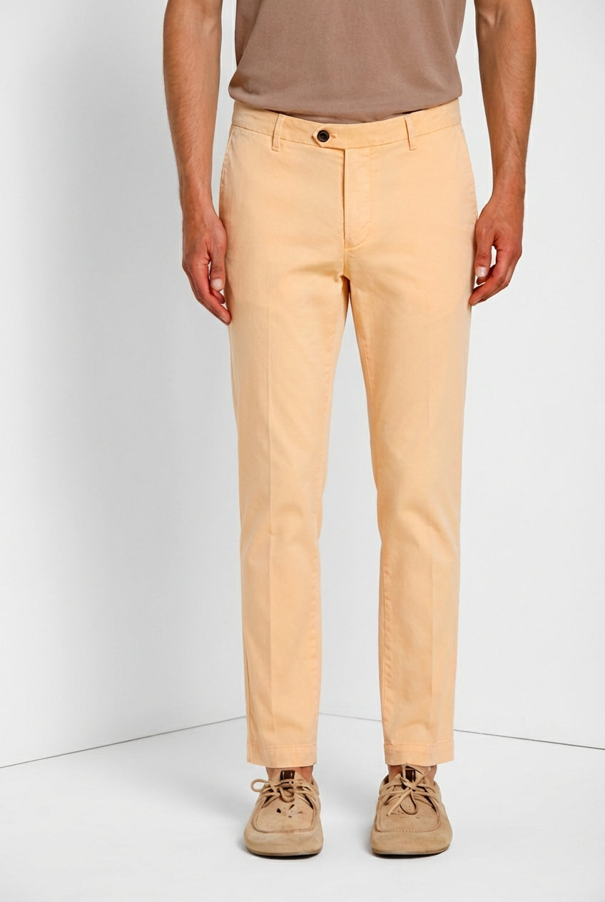 New York delamere men's chino pants in lightweight stretch twill regular fit