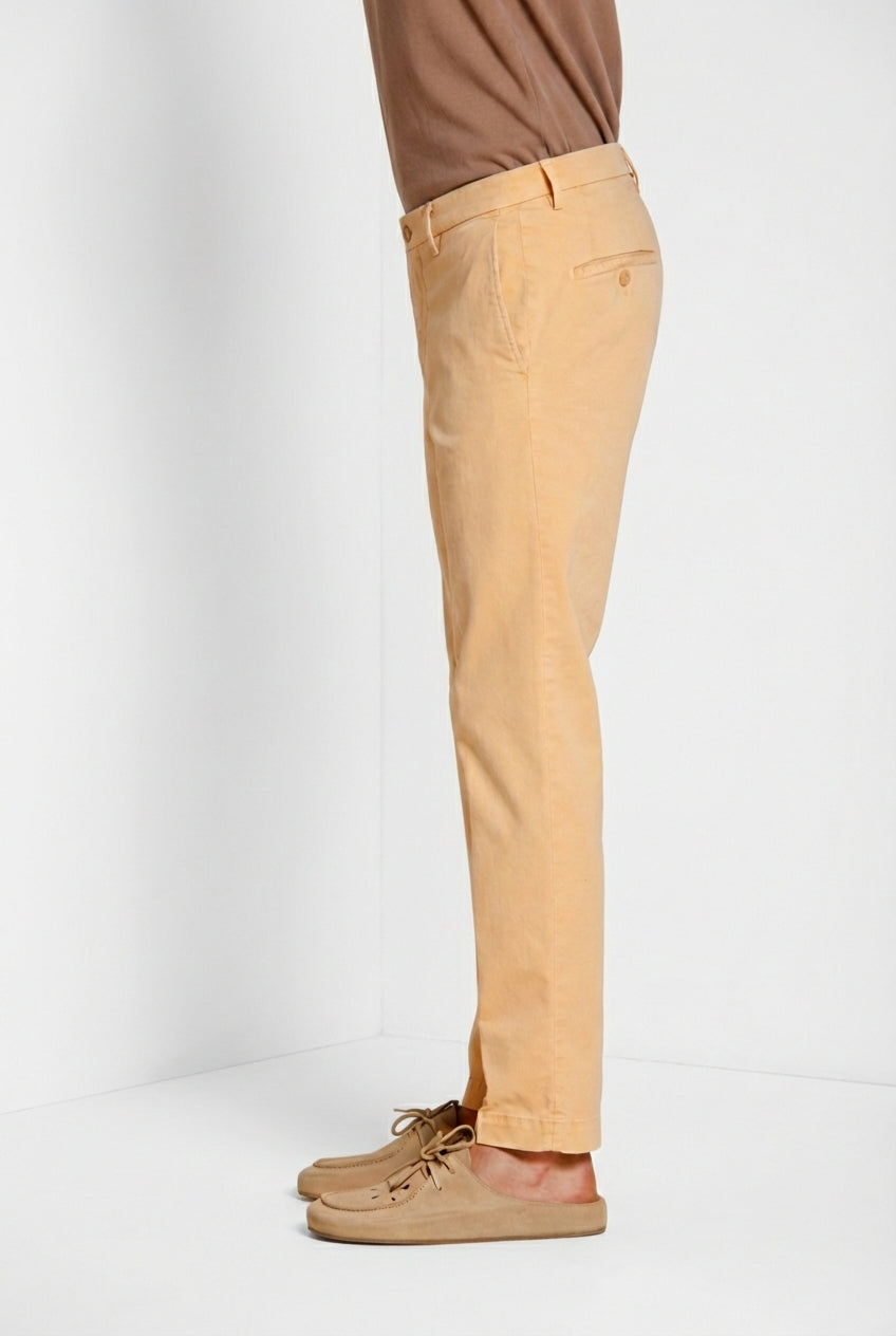 New York delamere men's chino pants in lightweight stretch twill regular fit