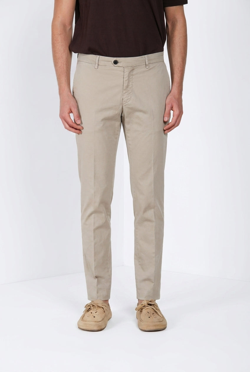 New York delamere pantalon chino homme en twill léger stretch regular fit